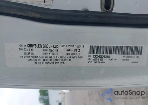 2013 Dodge Charger Se из США, поврежденный, VIN 2C3CDXBG9DH539565